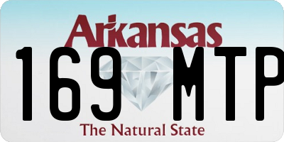 AR license plate 169MTP