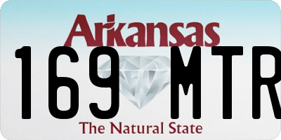 AR license plate 169MTR
