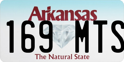 AR license plate 169MTS
