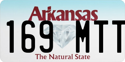 AR license plate 169MTT