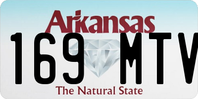 AR license plate 169MTV
