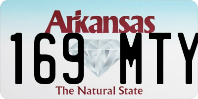 AR license plate 169MTY