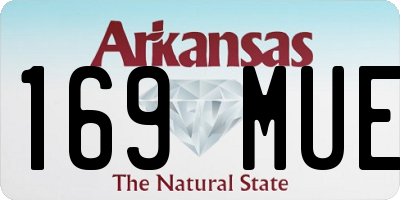 AR license plate 169MUE
