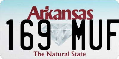 AR license plate 169MUF