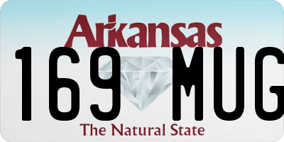 AR license plate 169MUG