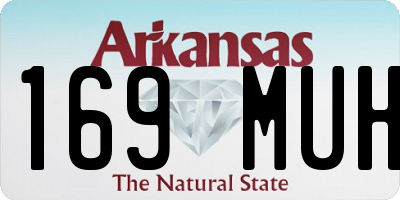 AR license plate 169MUH