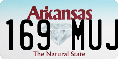 AR license plate 169MUJ