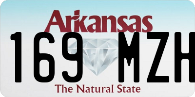 AR license plate 169MZH