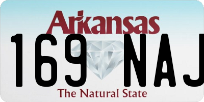 AR license plate 169NAJ