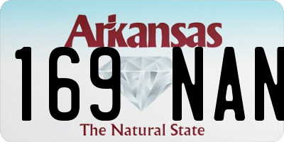 AR license plate 169NAN