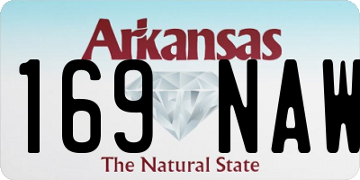 AR license plate 169NAW