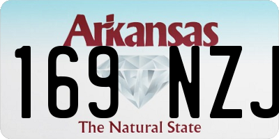 AR license plate 169NZJ