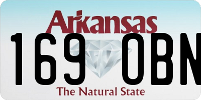 AR license plate 169OBN