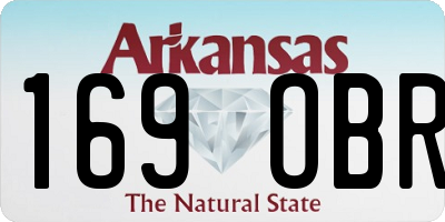 AR license plate 169OBR