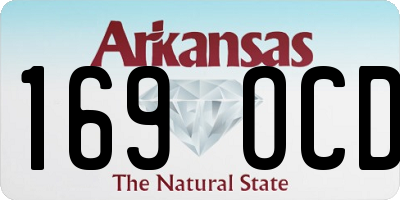 AR license plate 169OCD
