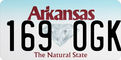 AR license plate 169OGK