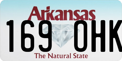 AR license plate 169OHK