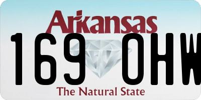 AR license plate 169OHW