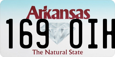 AR license plate 169OIH