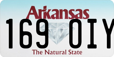 AR license plate 169OIY