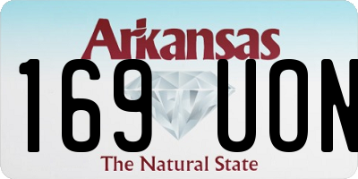 AR license plate 169UON