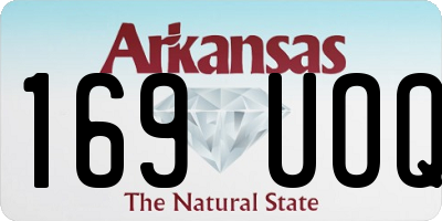 AR license plate 169UOQ