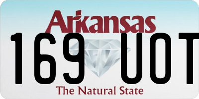 AR license plate 169UOT