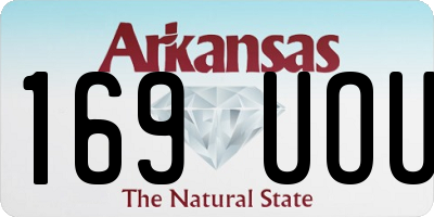AR license plate 169UOU