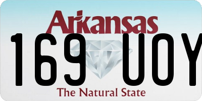 AR license plate 169UOY