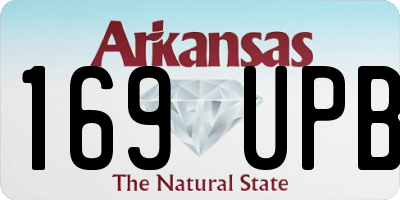 AR license plate 169UPB