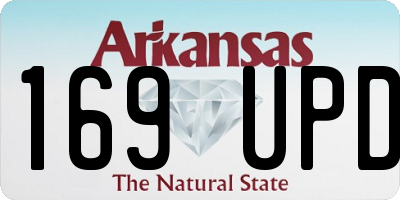 AR license plate 169UPD