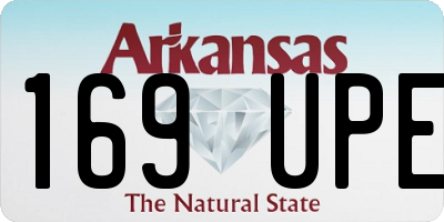 AR license plate 169UPE