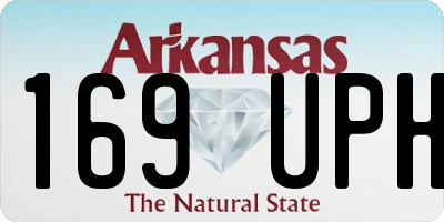 AR license plate 169UPH