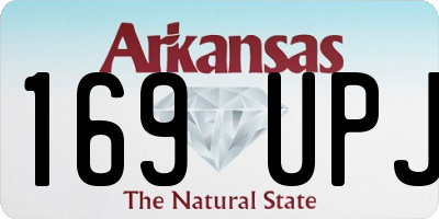 AR license plate 169UPJ