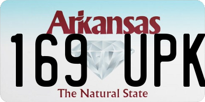 AR license plate 169UPK