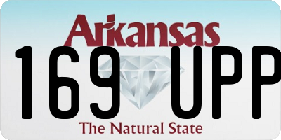 AR license plate 169UPP