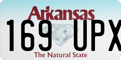 AR license plate 169UPX