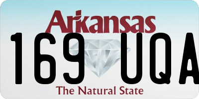 AR license plate 169UQA