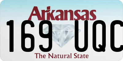 AR license plate 169UQC