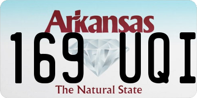 AR license plate 169UQI