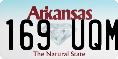AR license plate 169UQM