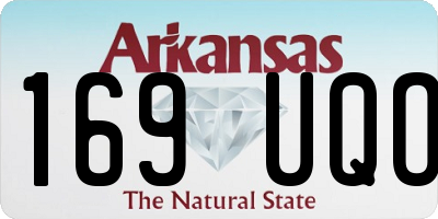 AR license plate 169UQO