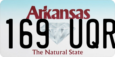 AR license plate 169UQR