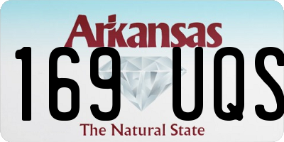 AR license plate 169UQS