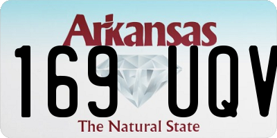 AR license plate 169UQV
