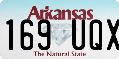 AR license plate 169UQX