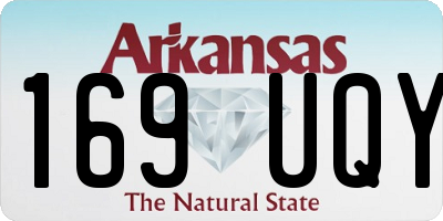 AR license plate 169UQY