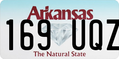 AR license plate 169UQZ