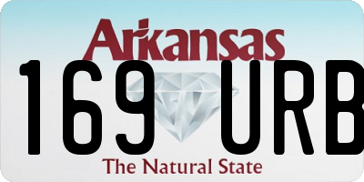 AR license plate 169URB