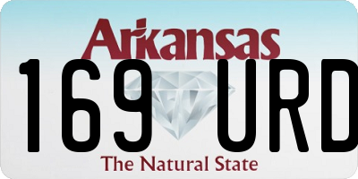AR license plate 169URD